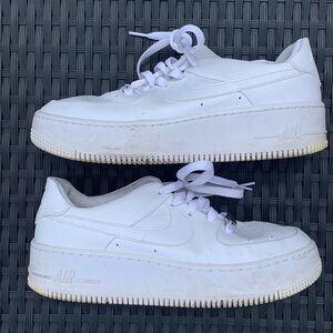 Nike Air Force 1 Platform Size 9 - image 1